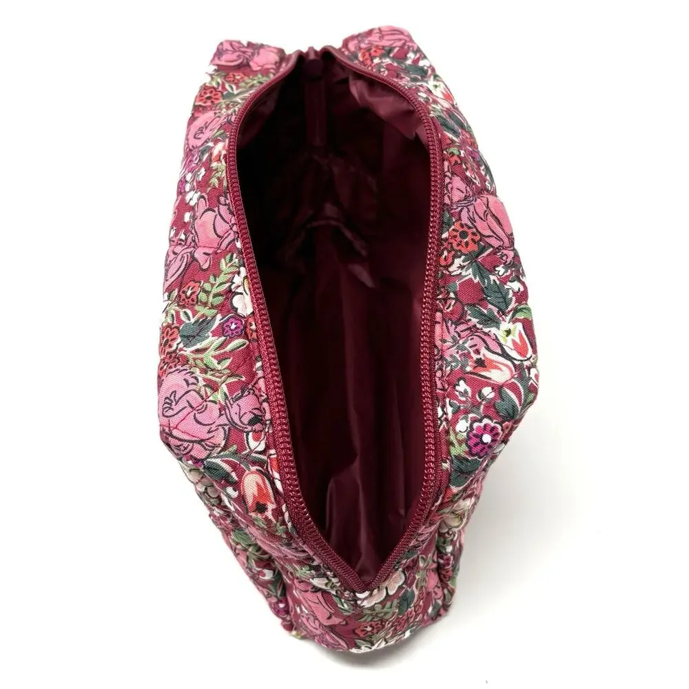 Vera Bradley Minnie Mouse Daisy Duck Makeup Essential Cosmetic Bag Hidden Hearts